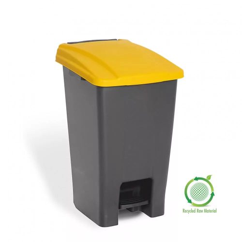 70 literes szelektív hulladékgyűjtő kuka sárga