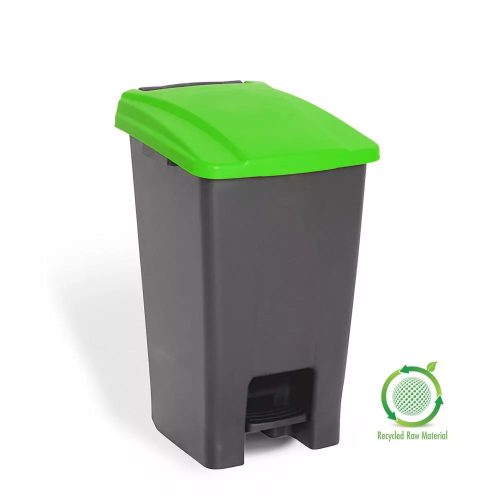 70 literes szelektív hulladékgyűjtő kuka zöld