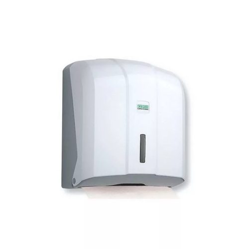 Vialli V hajtogatott kéztörlő adagoló ABS műanyag, fehér,K4