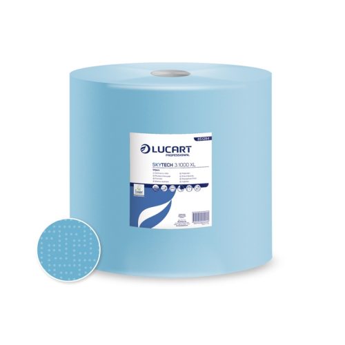 Ipari papírtörlő 3 rétegű 1000 lapos XL Lucart Skytech