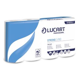  Lucart Strong Small kistekercses toalettpapír 3rétegű 150lapos 811859