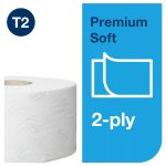Tork 110253 Premium mini jumbo toalettpapír, soft T2