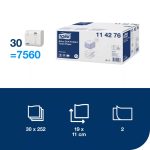 Tork 114276 Premium hajtogatott toalettpapír, Extra Soft T3