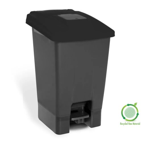 100 literes szelektív hulladékgyűjtő kuka fekete