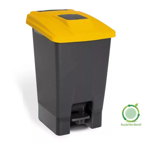 100 literes szelektív hulladékgyűjtő kuka sárga