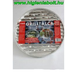 Alufix grill tálca kerek 3 db-os