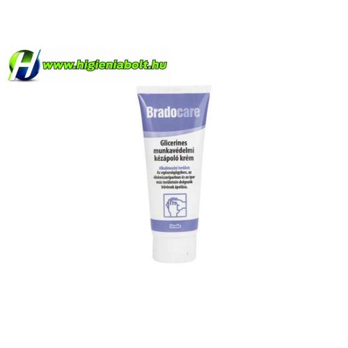 bradocare kézápoló krém 100ml munkavédelmi glicerines