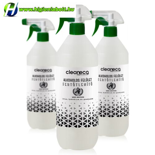 Cleaneco Alkoholos felület fertőtlenítő • 1l • szórófejjel 