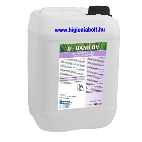 D-Hand QV Fertőtlenítő hatású folyékony szappan 20kg