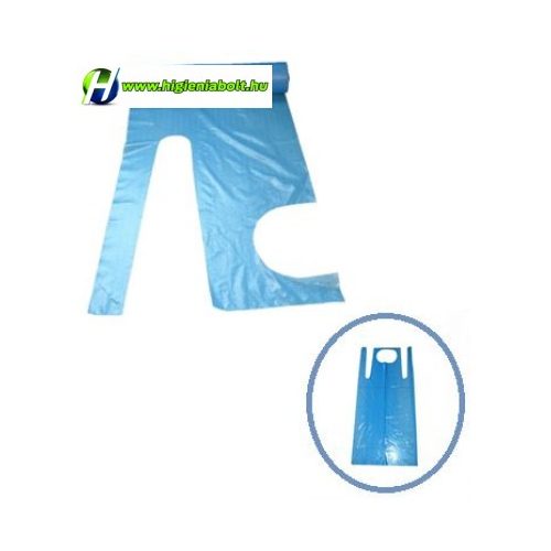 Fóliakötény kék roll, téphető 80x125 (200db/tekercs) 