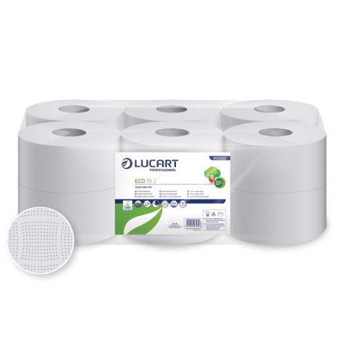 Lucart Eco Jumbo Toalettpapír 19cm 2 rétegű