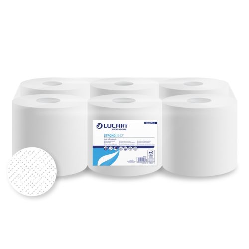Közületi Kéztörlő 19cm-es 100% Cellulóz Lucart Pro Strong CF tekercses kéztörlő