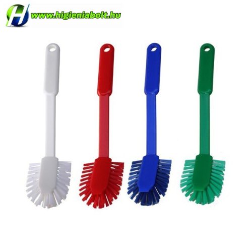 Erős mosogatókefe ovális fejjel fehér