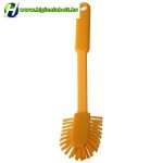 Erős mosogatókefe ovális fejjel sárga