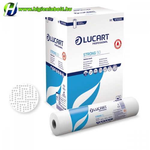 Lucart orvosi papírlepedő cellulóz 50cm széles, 50m/tekercs 6tek/karton
