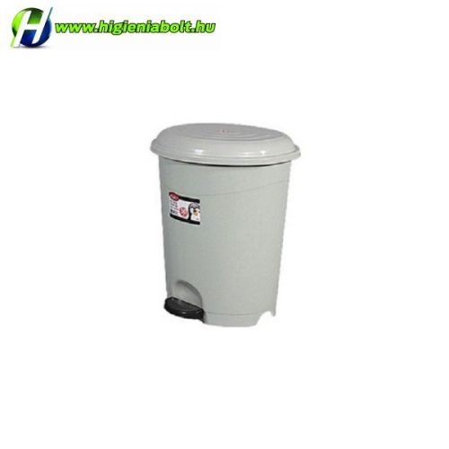 Pedal gray plastic bin with changeable basket 12 liter