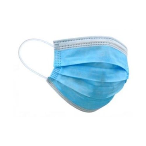 Szájmaszk 3 rétegű kék