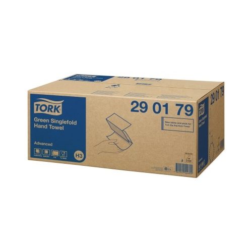 Tork 290179 Advanced Z hajtogatott kéztörlő zöld H3