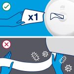 tork 472054 SmartOne toalettpapír adagoló rozsdamentes