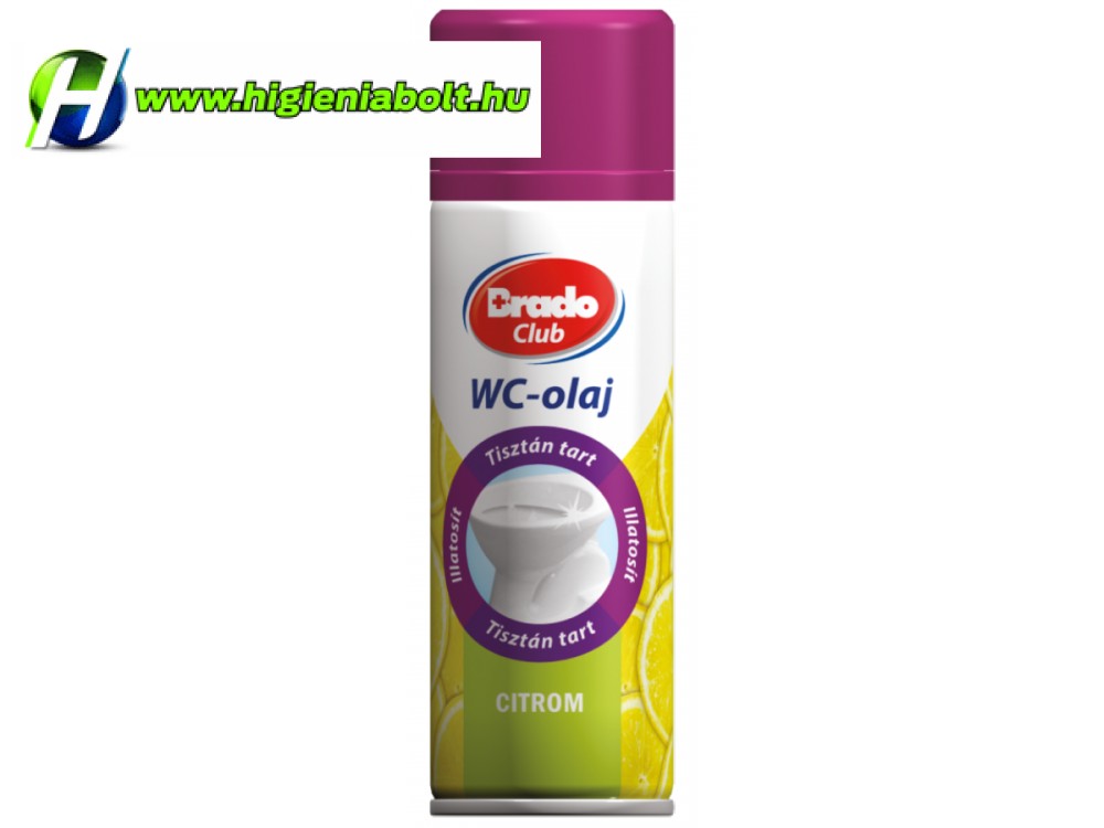 Image of brado club wc olaj 200ml citrom illattal