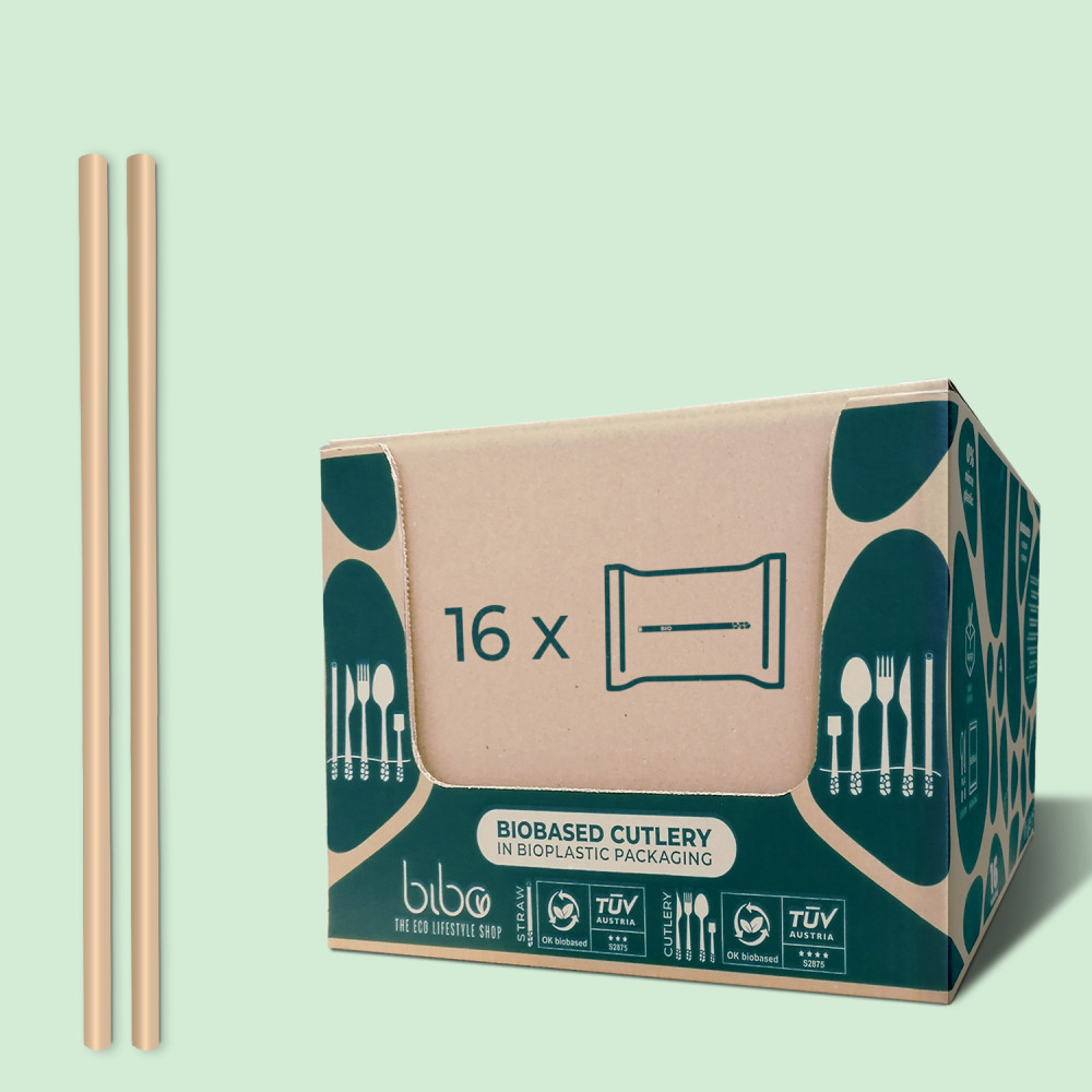 Image of BIO szívószál 6mm 4000 db