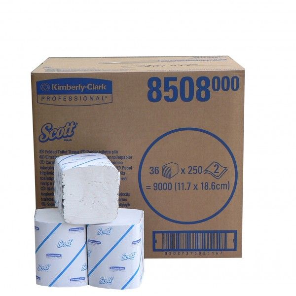Image of Kimberly Clark 2 rét. hajtogatott wc papír 8508 scott