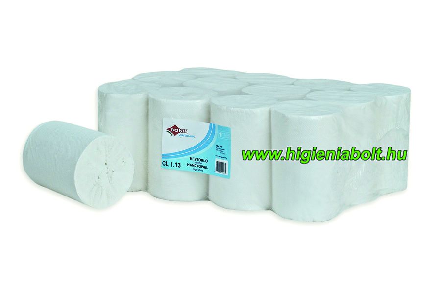 Image of BOKK Duda nélküli tekercses kéztörlő papír 13cm-es Cellulóz