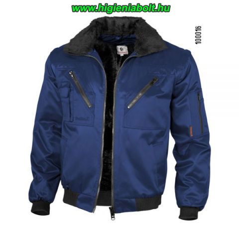 Image of Bélelt Téli Pilóta Dzseki 4-az-1-ben Sötétkék