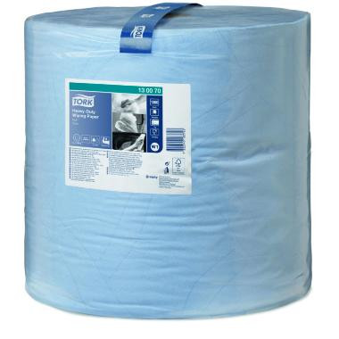 Image of Tork 130070 nagyteljesítményű törlő, kék, 2 rét, 34x37cm, 1000lap, 340m (W1)