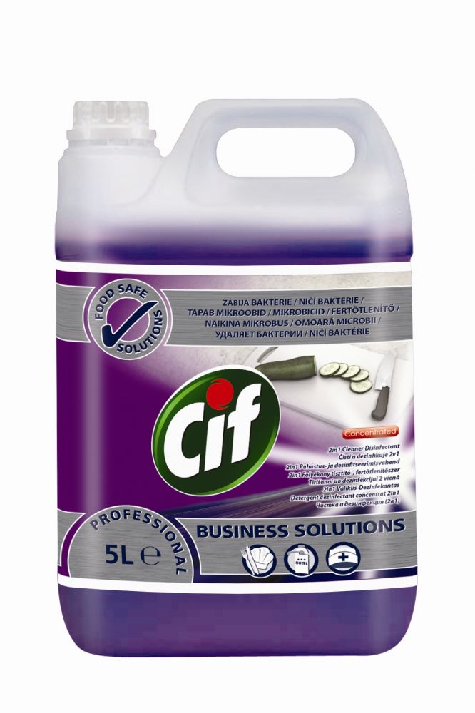 Image of CIF Professional 2in1 Fertőtlenítő hatású kézi mosogatószer 5L