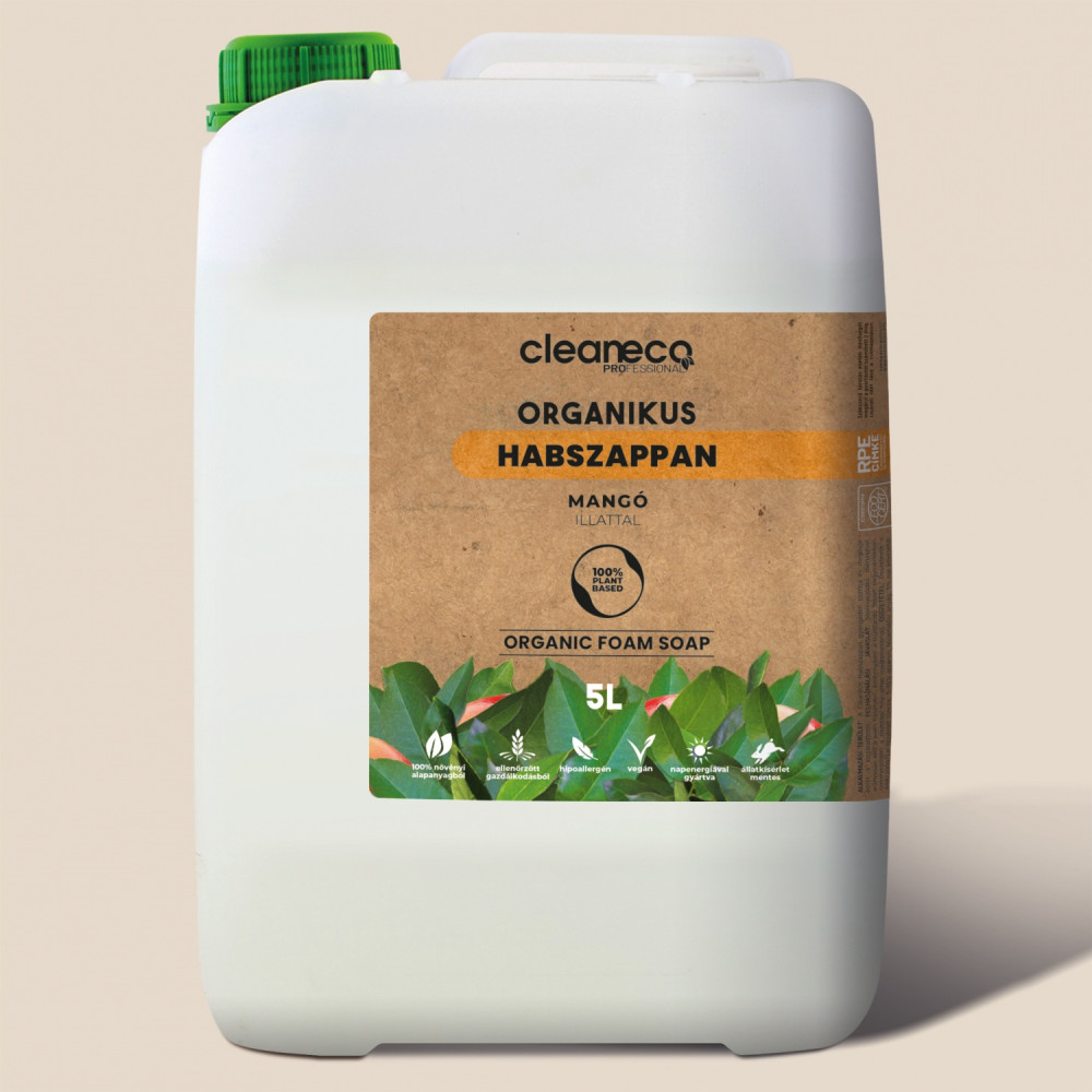 Image of Cleaneco Organikus Habszappan - Mangó illattal 5L