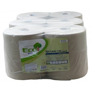 Image of Tekercses kéztörlő papír Eco LucArt Natural 19cm 861133