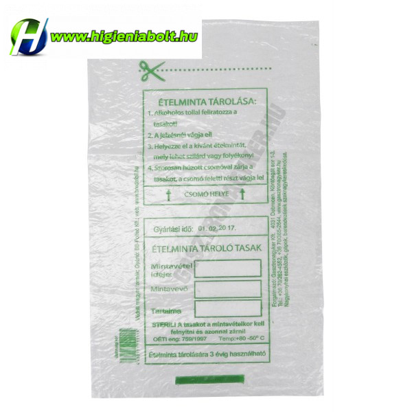 Image of Eldobható Ételminta tároló tasak 1 000 db/csomag