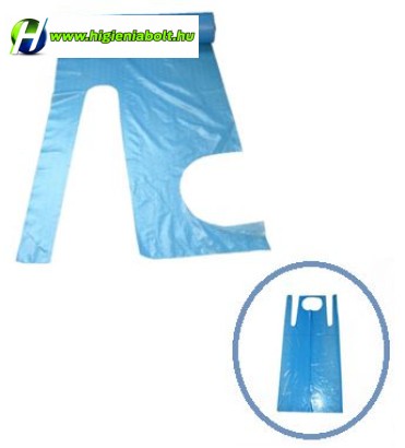 Image of Fóliakötény kék roll, téphető 80x125 (200db/tekercs)