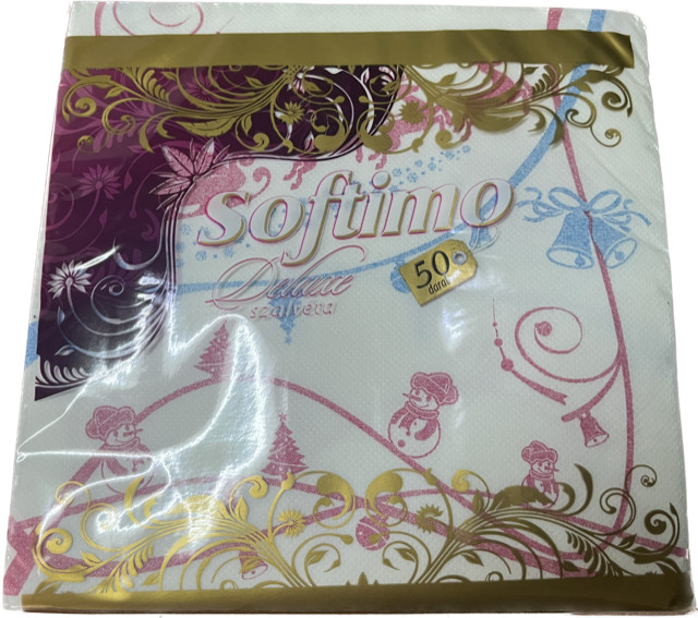 Image of Karácsonyi szalvéta Deluxe 50 db 2 rét Szánkós