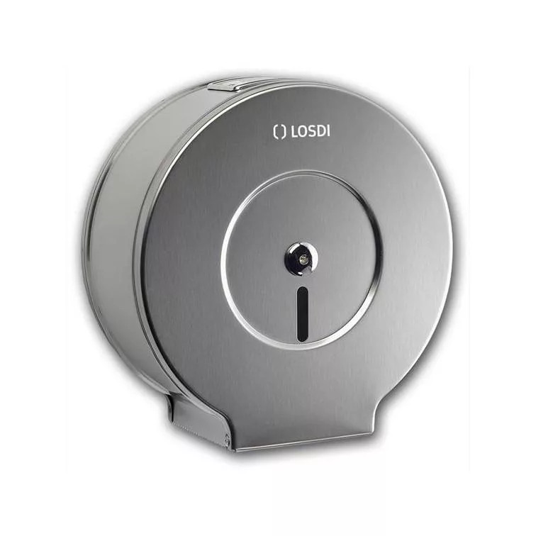 Image of Losdi Rozsdamentes mini toalettpapír adagoló acél matt