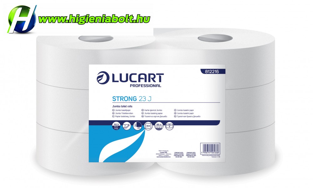 Image of Lucart Strong J hófehér wc papír 23 cm