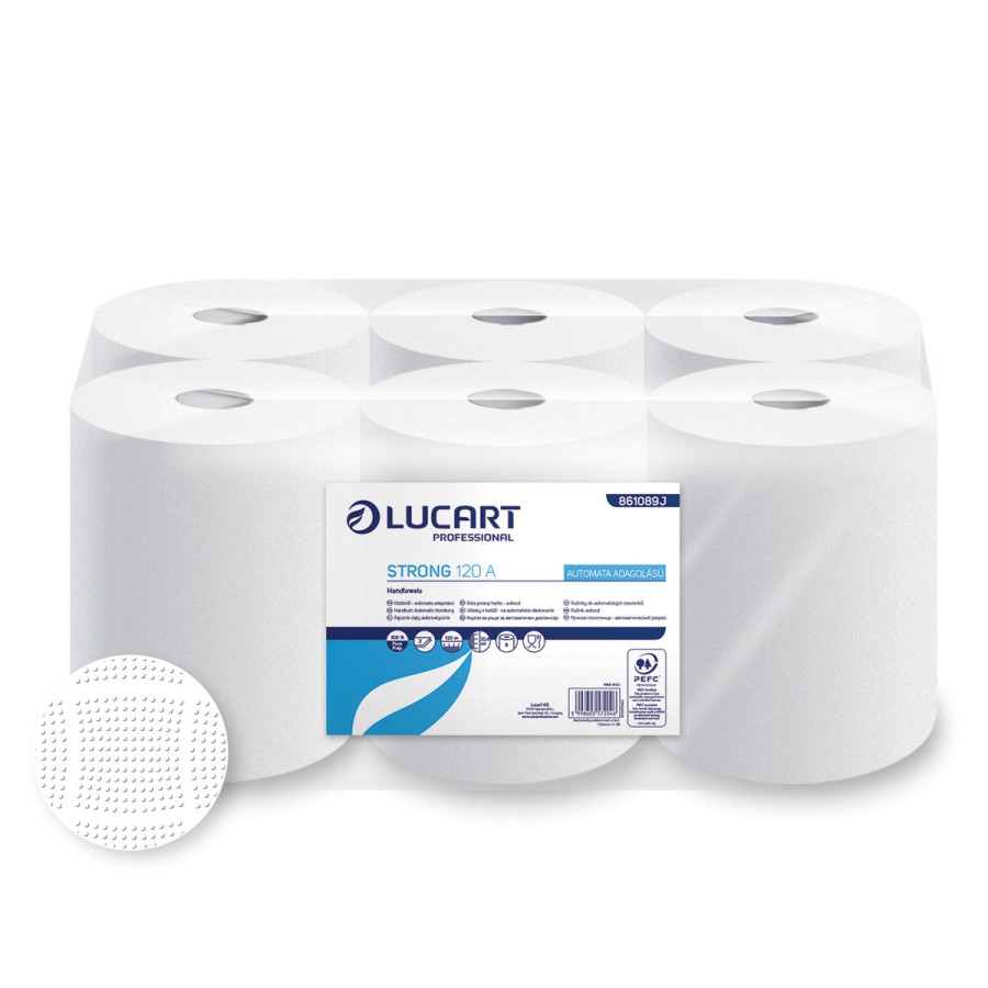 Image of Lucart Strong 120 A automata tekercses kéztörlő 861089